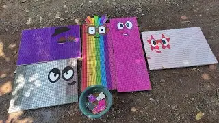 Looking For Numberblocks Puzzle Tetris 6000 to 10000 VS Big Tum ASMR Numberblocks Satisfying Video
