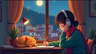 Calm Music Lofi Moonlight In the Midnight
