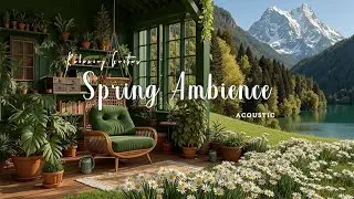 Gentle Fingerstyle Guitar Music ~ Bright Spring Ambience for Stress Relief & Inner Peace