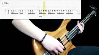Ghost - From The Pinnacle To The Pit (Bass Only) (Play Along Tabs In Video)