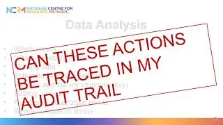 The Data Analysis Workflow