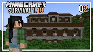 МОЙ ПЕРВЫЙ рейд на особняк 1.18! &mdash; Эпизод 2 &mdash; Minecraft 1.18 Survival Let's Play