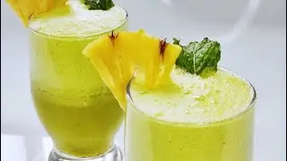 Pineapple Mint Punch | Refreshing Drink | Pineapple Punch | Easy Recipe