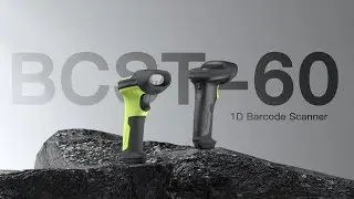 BCST-60 Green 2.4GHz Wireless Barcode Scanner with 35m Range