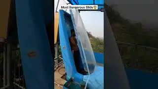 Scary 90-degree WaterSlide at Imagica 😱  | Most dangerous Ride at Imagica 😨 | Loopy Woopy #imagica