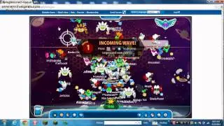 Club penguin 5/22 Future party, robots, UP10K shoots meteors and sinks island
