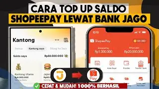 Cara Top up Saldo SHOPEEPAY Lewat Bank Jago | Transfer Bank Jago ke SHOPEEPAY