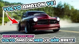 VOLVO AMAZON V8 GÅR BRETT! - NEED FOR SPEED HEAT!