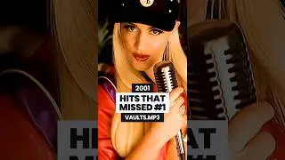 HITS OF 2001 THAT MISSED NUMBER ONE ❌ #music #2000smusic