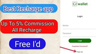 Best Recharge App & High commission/ Gi Wallet Recharge App