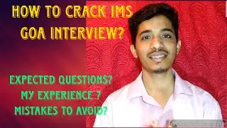 Ims Goa interview || IMS Goa placement || questions || tips and tricks for IMS Goa interview