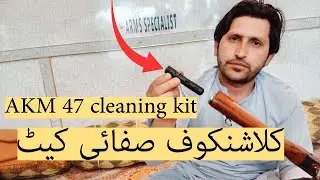Russian cleaning kit for AK 47 rifles 
