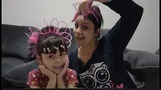FIZEMOS PENTEADO MALUCO PARA ESCOLA! | Família Bella Sophie