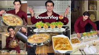 Cooking For My Sister and Brother in Law! 🧑&zwj;🍳 | DAWAT VLOG 😍 | Pot Pie, Dynamite Chicken, Om Ali