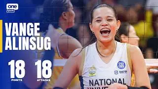 Vange Alinsug DROPS 18 PTS TO POWER NU vs UST | UAAP SEASON 88 WOMEN&rsquo;S VOLLEYBALL | HIGHLIGHTS