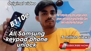 Samsung B110E Phone Lock unlock  No computer only one jumper Samsung keypad unlock phone