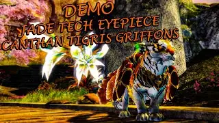 Guild Wars 2 - Jade Tech Eyepiece & Canthan Tigris Griffon Pack Demo!