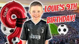 9 YEAR OLD FOOTBALL PARTY! TOP BINS CHALLENGE WITH ARSENAL ACADEMY GOALKEEPER!