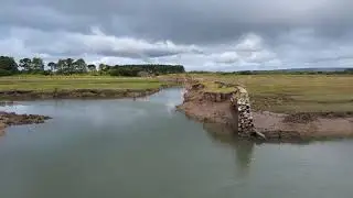 Salt marsh on the Gower Peninsula