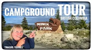 Tour Monck Provincial Campground on Nicola Lake, British Columbia