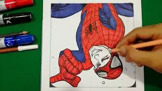 SPIDERMAN IS PETER PARKER FACE Coloring Pages SAILANY Coloring Kids