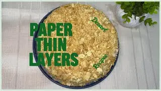 Самый ЛЕНИВЫЙ НАПОЛЕОН! 🍰 Тесто с Тертым Маслом (Без Раскатки Слоев)
