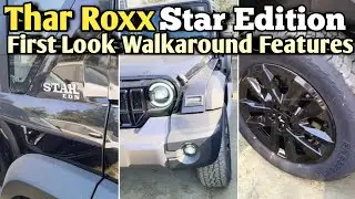 Mahindra Thar Roxx Star Edition First Look Walkaround with New Features 
