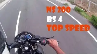 Bajaj Pulsar NS 200 Top Speed | BS4 | 2017