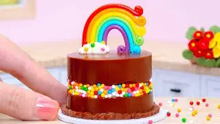 Sweet Rainbow Heart Chocolate Cake Decorating Ideas🌈Amazing Rainbow KitKat Cake Recipe By Sweet Shop