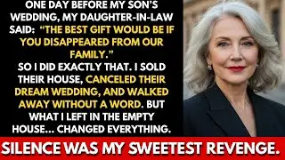 One Day Before My Son&rsquo;s Wedding, My Daughter-In-Law Said I Should Disappear, So I... -Family Stories