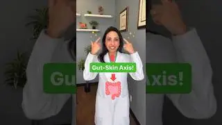 🔎 The Gut-Skin Axis!  #shorts #guthealth #skinhealth