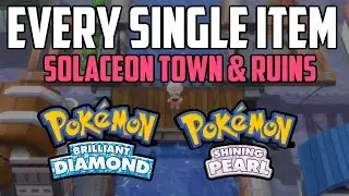 EVERY Item in Solaceon Town & Ruins - Pok&eacute;mon Brilliant Diamond & Shining Pearl