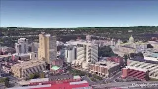 A Google Earth Tour of Harrisburg's Peregrine Falcon Environment