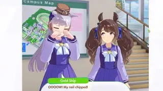 Umamusume Main Hall Chat - Gold Ship Chipped Nail
