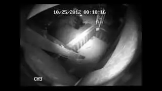 Strange events happening one night seen in security cameras