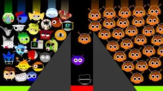 Sprunki Oren vs Sprunki Phase 2 Team Marble Race Tournament In Algodoo — Who Will Win?