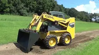 2008 GEHL 4840E HIGH FLOW SKID STEER WITH NEW TIRES AND BACKHOE