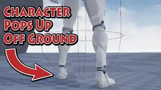 UE5 Capsule Popup On Landing