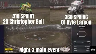 Night 3 CHILL BOWL National With 360 SPRINT and 410 SPRINT