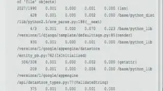 Optimizing Your App: Profiling and Memcache