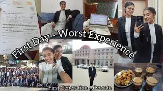 First Day was soo horrible for Us as a Law Fresher /Intern/ First Generation Lawyer🥲 @sehari_pahadan