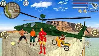 Iron vice town Game Iron Superhero Hero Gangstar Crime City 3D New Update Android Gameplay