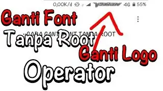 Cara ganti font Xiaomi Support unicode Tanpa Root dan mengganti logo operator