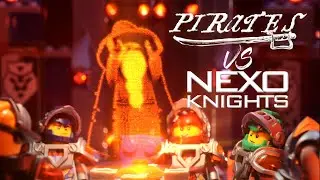Lego Pirates vs. Nexo Knights - stop motion