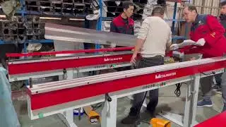 Long Sheet Metal Folding Machines Long-length bending machine Double bender | Long folding machine