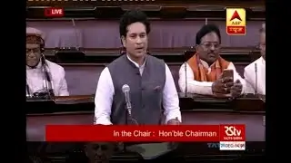 Uproar in Rajya Sabha stalls Sachin Tendulkar's debut speech