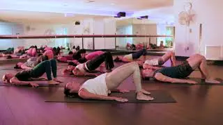 Pilates Group Fitness Class at Crunch Fitness