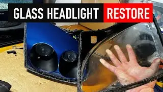 How to Restore Mitsubishi 3000GT Glass Headlights | DIY (GTO)