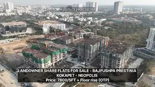 flats for sale in Rajpushpa Prestinia kokapet #kokapet #landownershare #flats