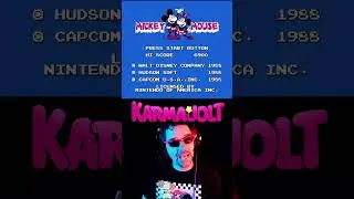Level Select Codes in Mickey Mousecapade (NES) - Retrogaming Easter Eggs #mickeymouse